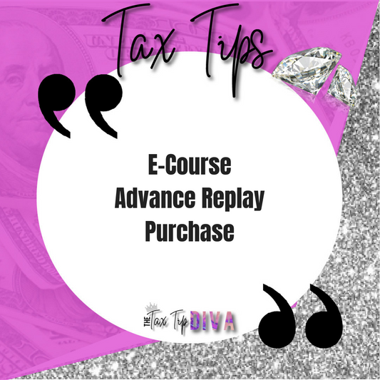 Tax Tips Gems-Advance Replay